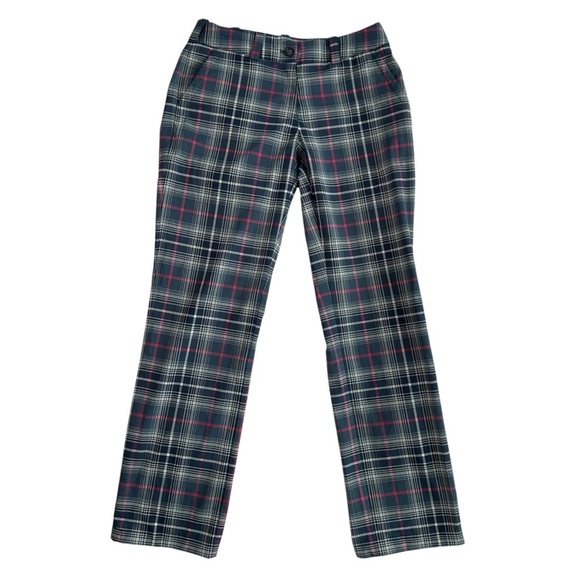Nike Golf Women’s Tour Performance Dri-FIT Pants – Blue & Pink Plaid – Size 4 P - Picture 3 of 9